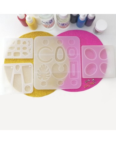 Reçine Epoksi Kolye Seti - (150ml reçine) - 212,82,126,127