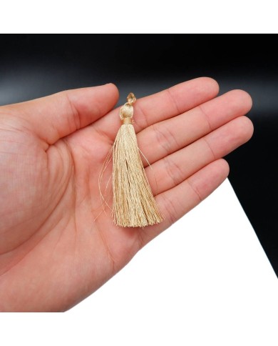 10 ADET - İPEK PÜSKÜL 7-8 CM - SOMON