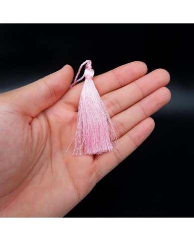 10 ADET - İPEK PÜSKÜL 7-8 CM - PEMBE