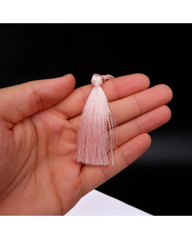 10 ADET - İPEK PÜSKÜL 7-8 CM - AÇIK PEMBE