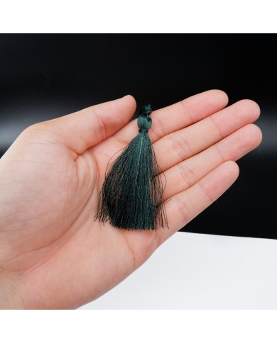 30 ADET -İPEK PÜSKÜL 7-8 CM - HAKİ