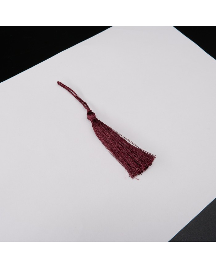 30 ADET - İPEK PÜSKÜL 7-8 CM - BORDO