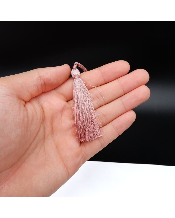 30 ADET - İPEK PÜSKÜL 7-8 CM - KOYU PEMBE