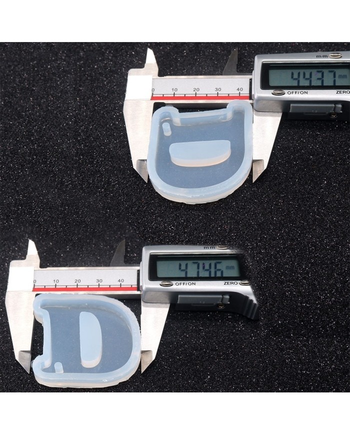 5 Adet Reçine Epoksi Harf Kalıp - D