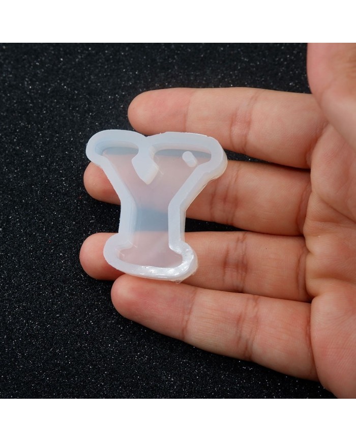 5 Adet Reçine Epoksi Harf Kalıp - Y