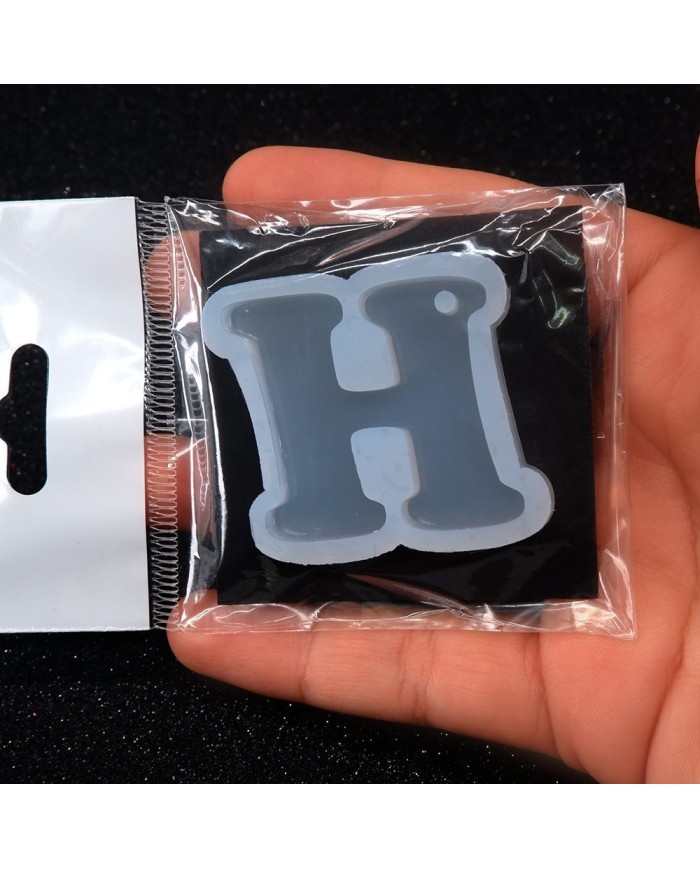 5 Adet Reçine Epoksi Harf Kalıp - H