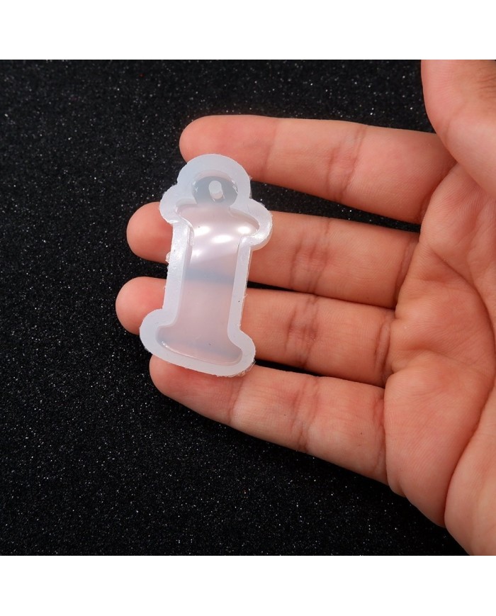 5 Adet Reçine Epoksi Harf Kalıp - İ