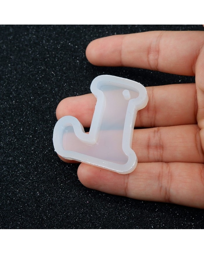 5 Adet Reçine Epoksi Harf Kalıp - L