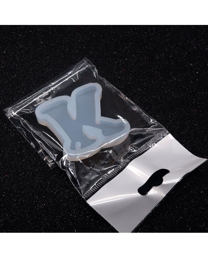 5 Adet Reçine Epoksi Harf Kalıp - K