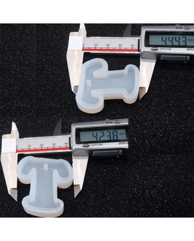 5 adet Reçine Epoksi Harf Kalıp - T