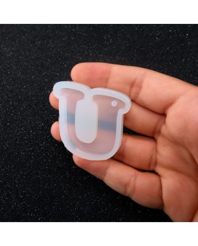 5 ADET Reçine Epoksi Harf Kalıp - U