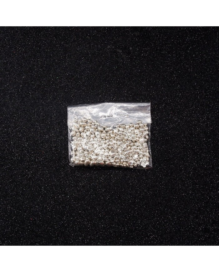 İnci Görünümlü Kaplama Taş - Gümüş - 25gr