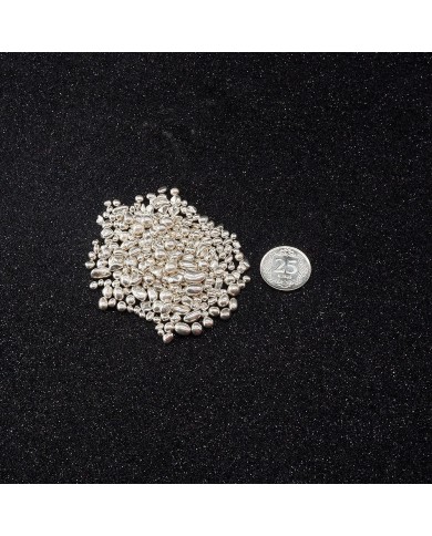 İnci Görünümlü Kaplama Taş - Gümüş - 25gr