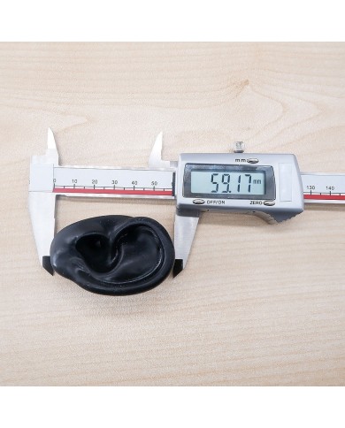 Silikon Kulak Sol 25 Adet Beyaz - Takı ve Bijuteri Küpe Mankeni