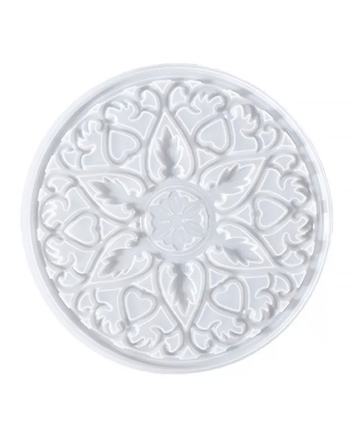 Bardak Altı Reçine Epoksi Kalıp - Nihale - Çiçek Motifli - 1005