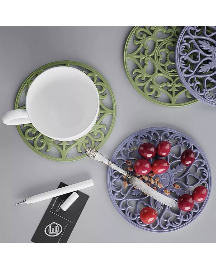 Bardak Altı Reçine Epoksi Kalıp - Nihale - İç İçe Halkalar - 1004