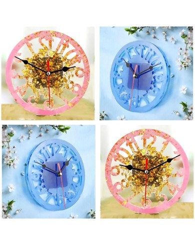 Reçine Epoksi Kalıp - Saat Kalıbı - 15x15 cm -Kod:1002