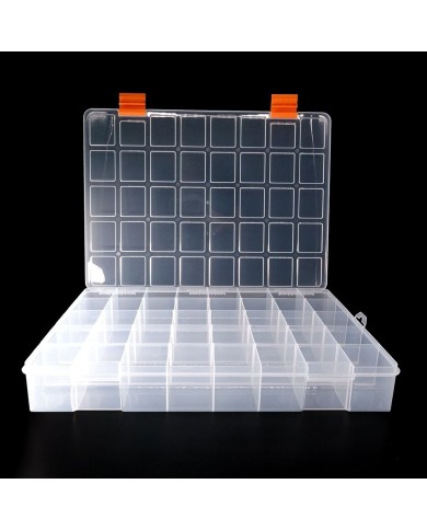 Şeffaf Boncuk Kutusu Mono Kilitli - 40 Gözlü Şeffaf Boncuk Kutusu Mono Kilitli - 40 Gözlü