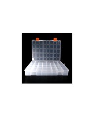 Şeffaf Boncuk Kutusu Mono Kilitli - 40 Gözlü